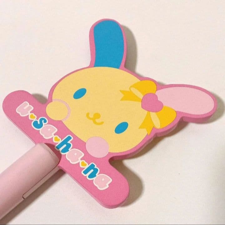 希少 サンリオ ウサハナ USAHANA 木製ポールハンガー 2004年当時物