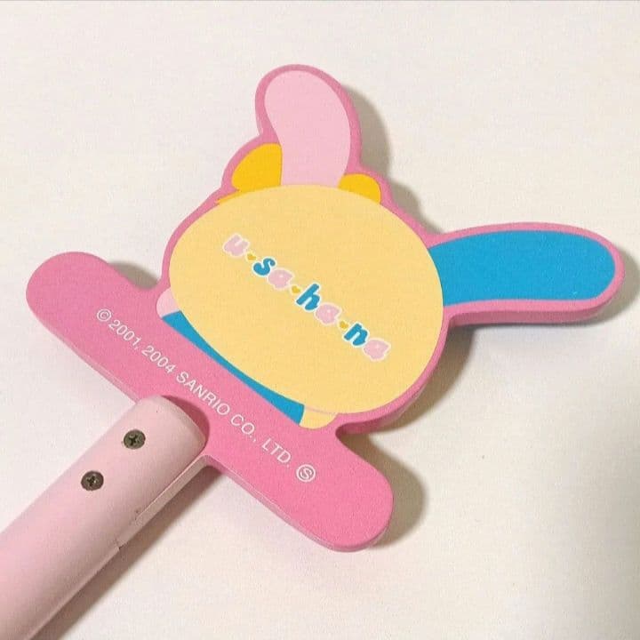 希少 サンリオ ウサハナ USAHANA 木製ポールハンガー 2004年当時物