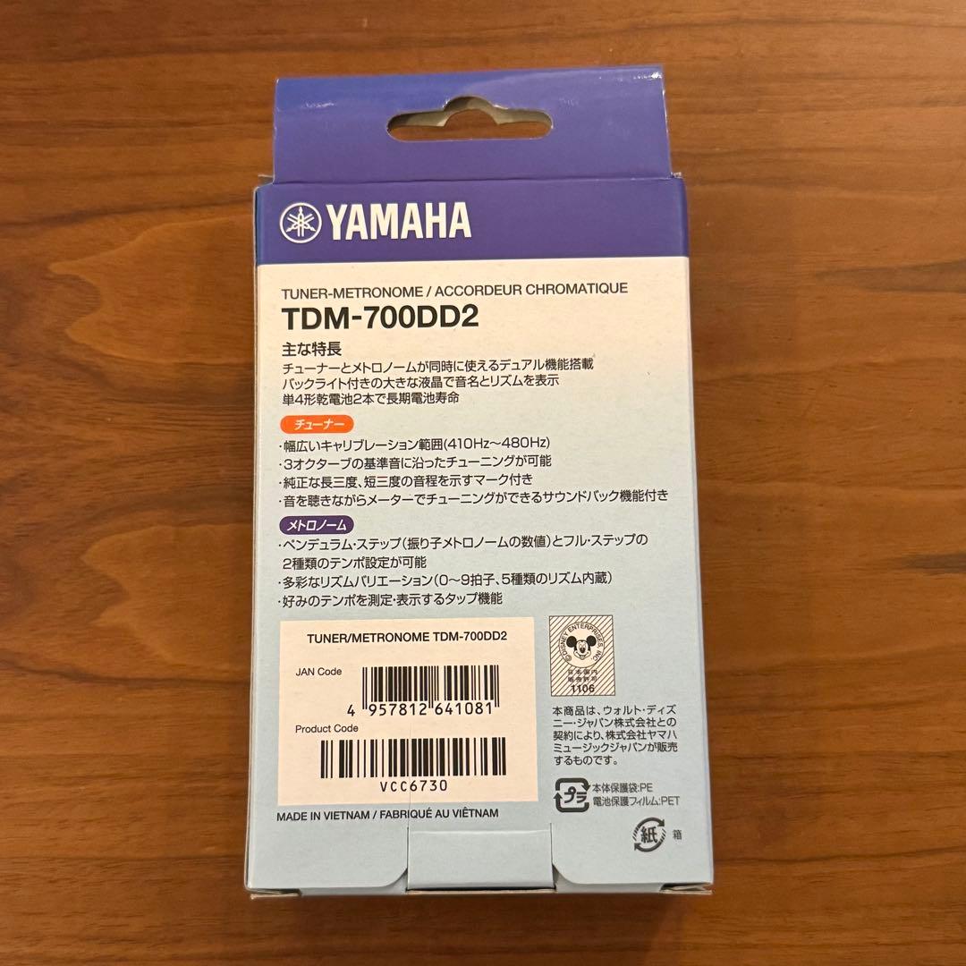 YAMAHA TDM-700DD2 ドナルドダック チューナー&メトロノーム
