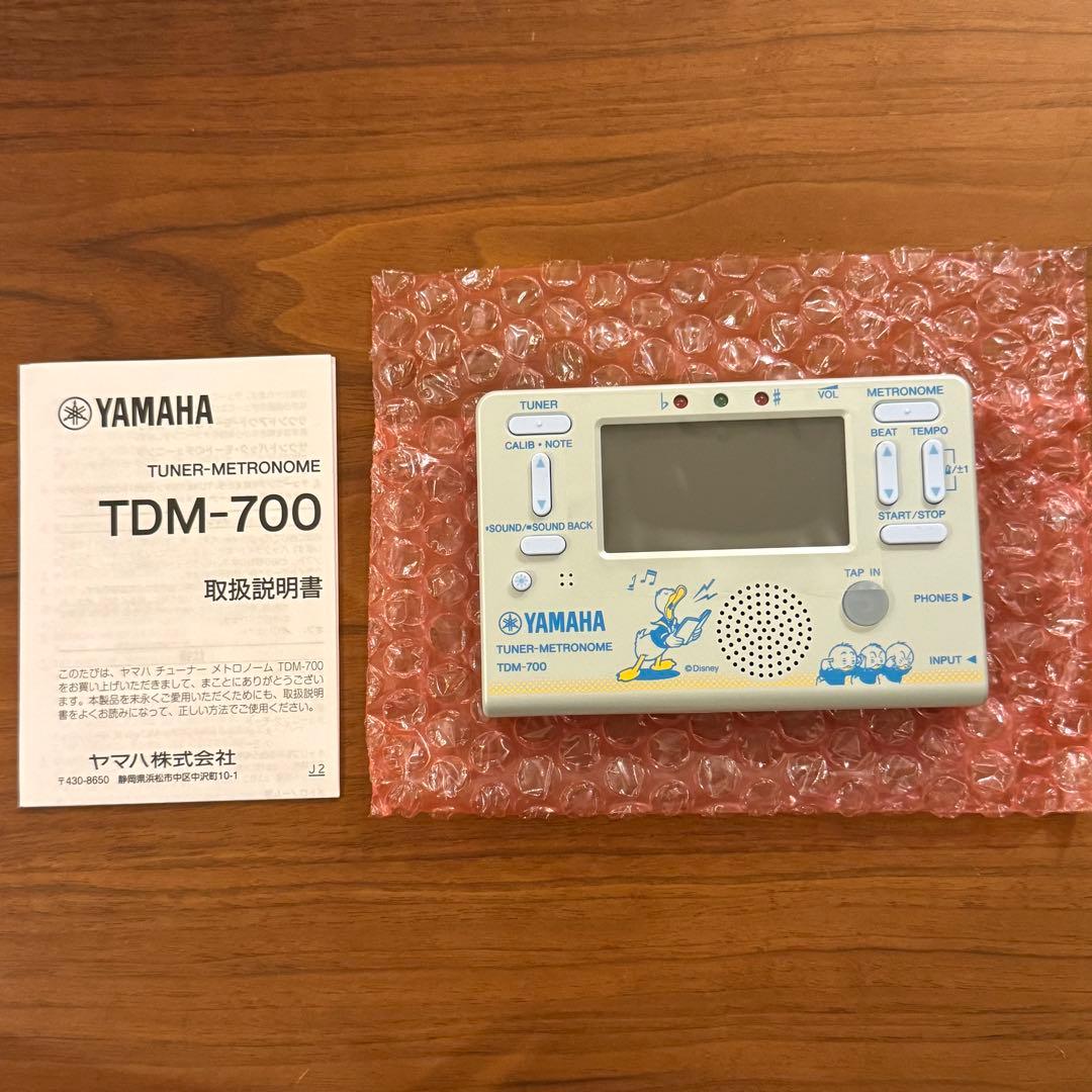 YAMAHA TDM-700DD2 ドナルドダック チューナー&メトロノーム