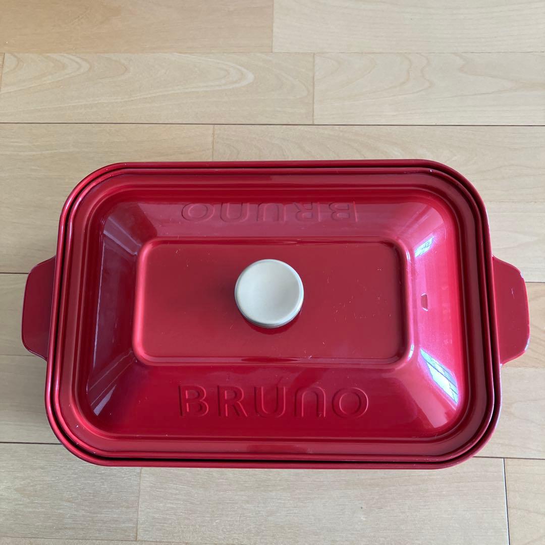 BRUNO ★ホットプレート たこ焼き 20穴 レッド★美品