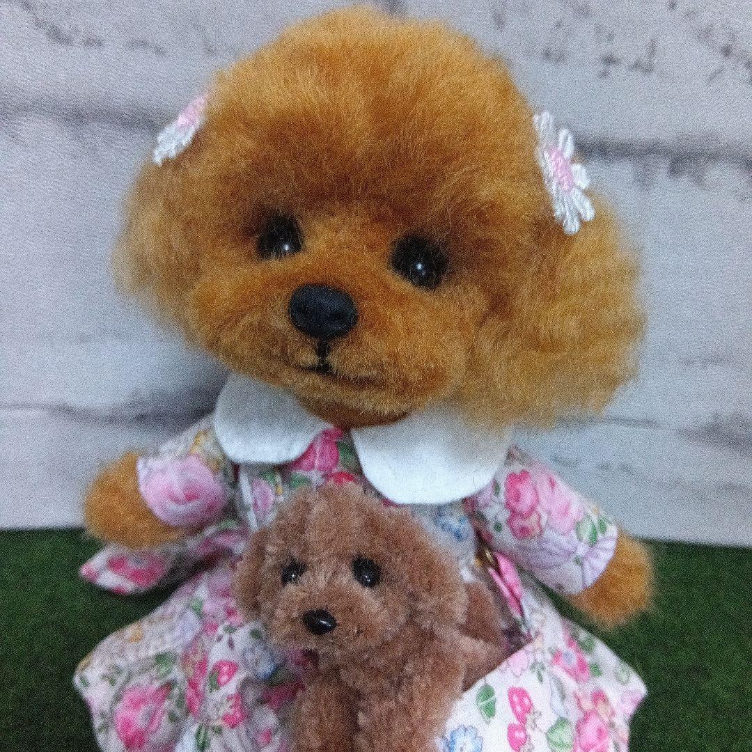 羊毛フェルト　トイプードル　もも　4点おまとめ