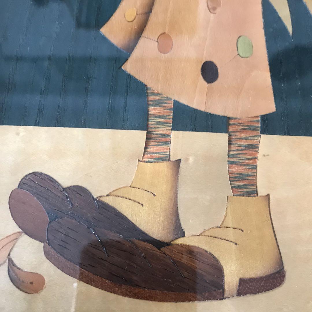 イタリア製　木製絵画