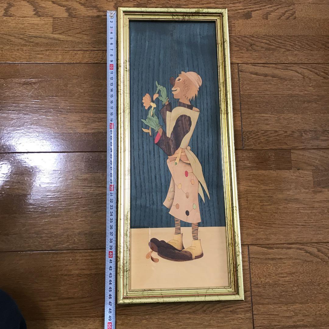 イタリア製　木製絵画