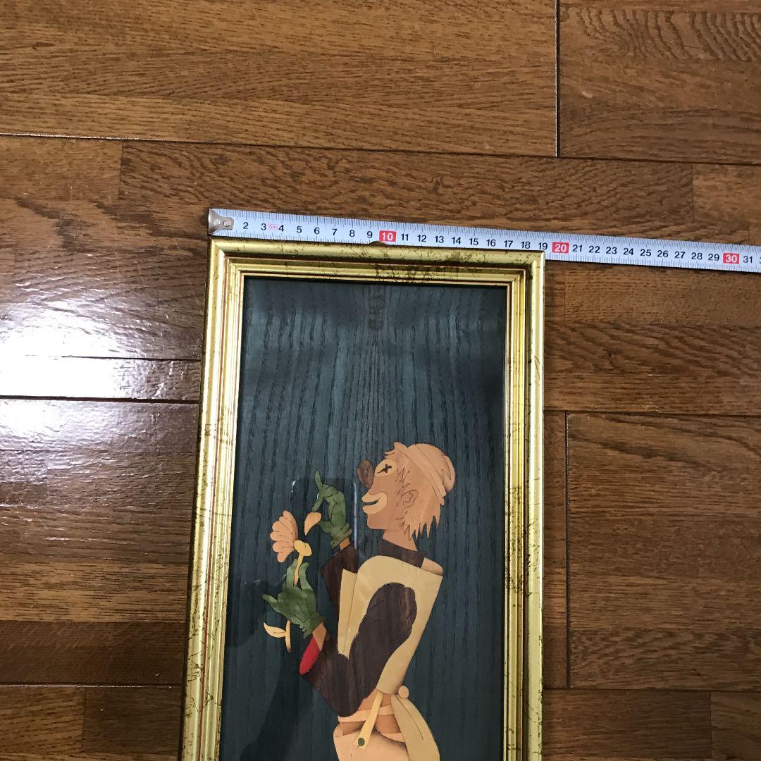 イタリア製　木製絵画