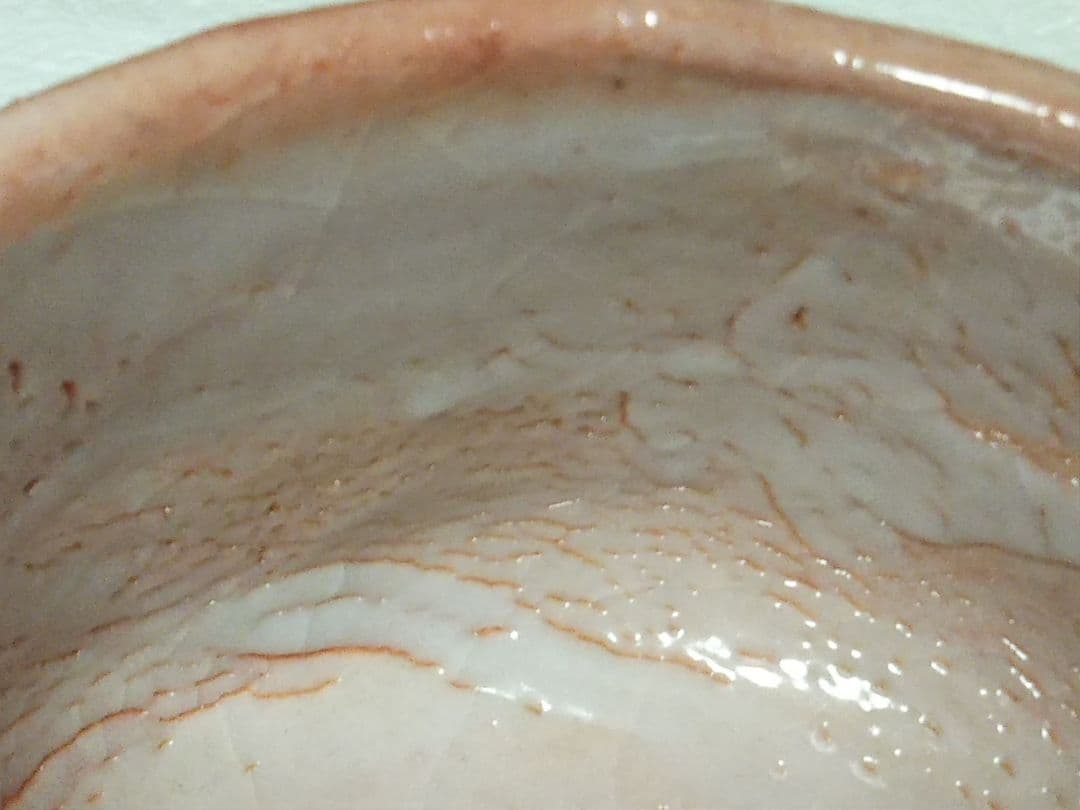 陽山窯 水野澤三 作　志野茶盌　抹茶碗　茶道具