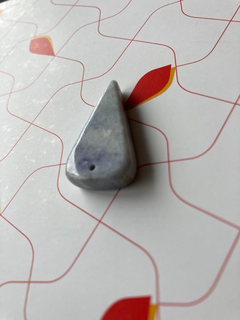 糸魚川翡翠　ラベンダー　ネックレス