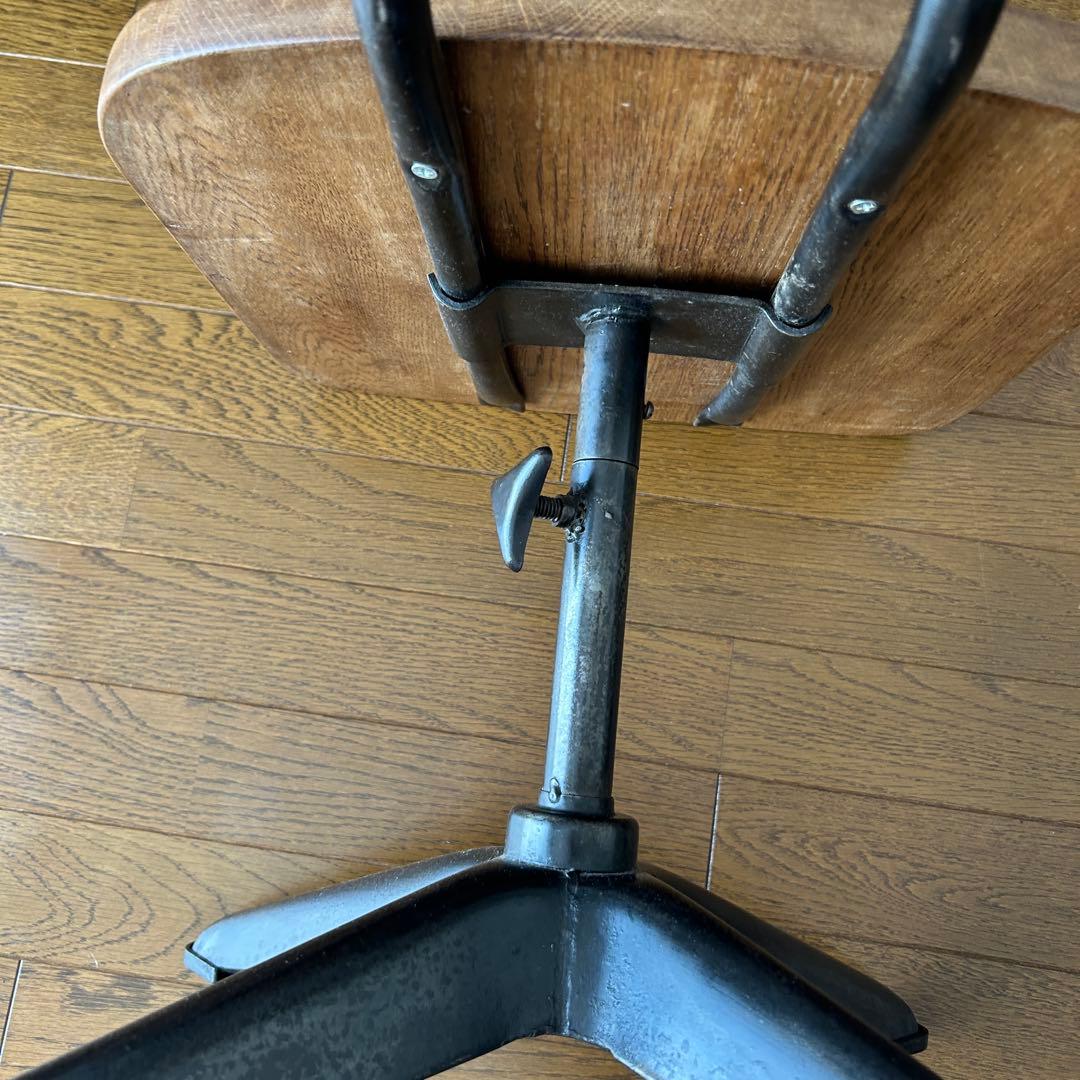 1点もの ヴィンテージ アンティーク ダイニングチェア デスクチェア 回転椅子