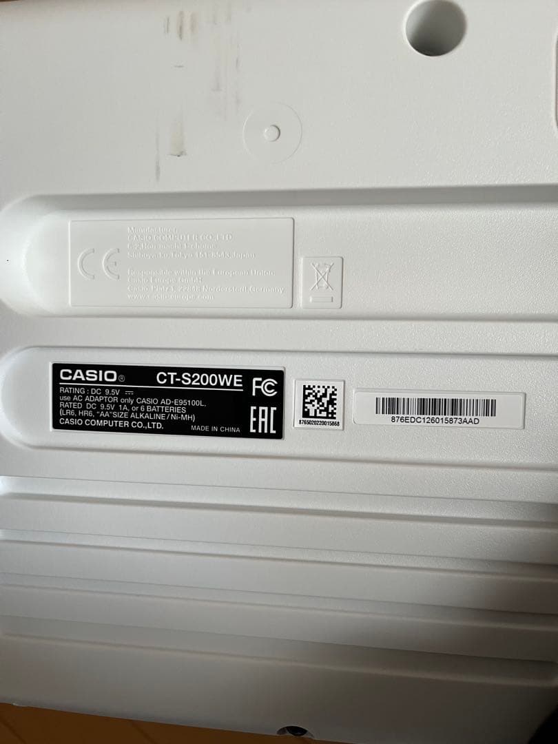 カシオ　電子キーボード　CT-S200 2022年製