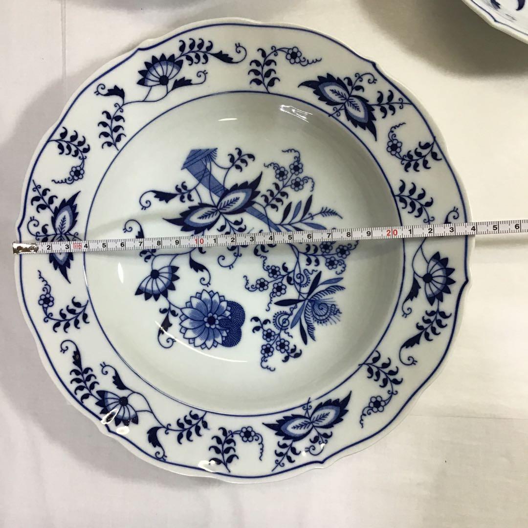 ブルーダニューブ　 ディナープレート　スープ皿 サラダボウル計6点