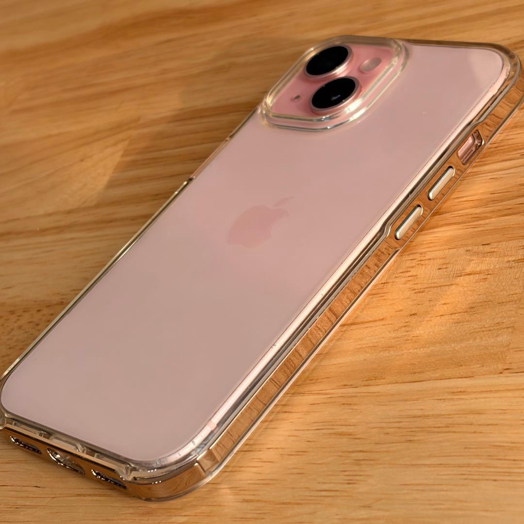 【Ran】Apple iPhone 15 ピンク 256GB 本体 ケース