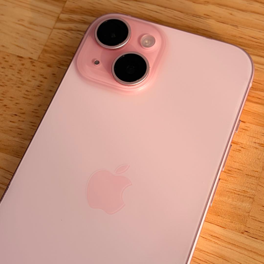 【Ran】Apple iPhone 15 ピンク 256GB 本体 ケース