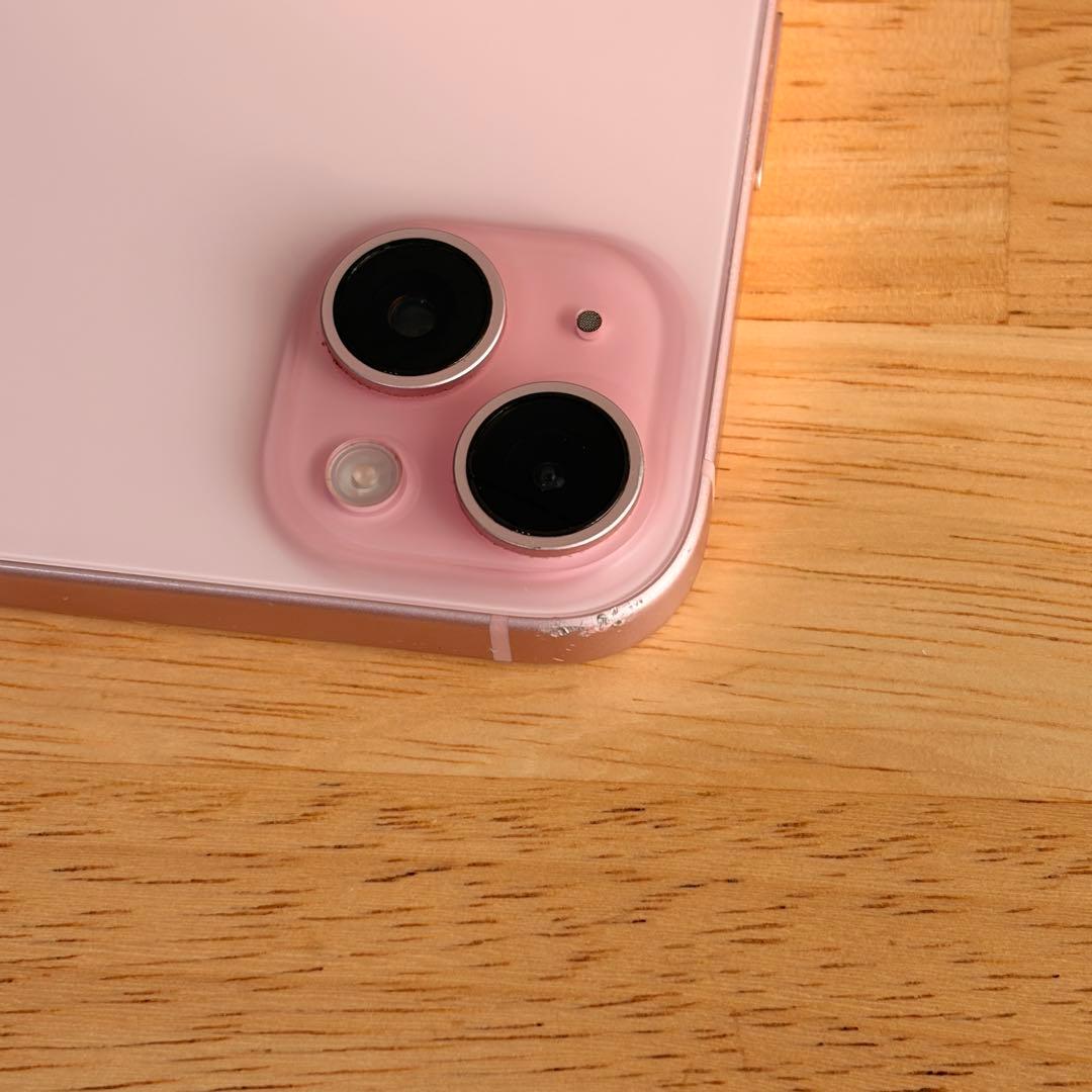 【Ran】Apple iPhone 15 ピンク 256GB 本体 ケース