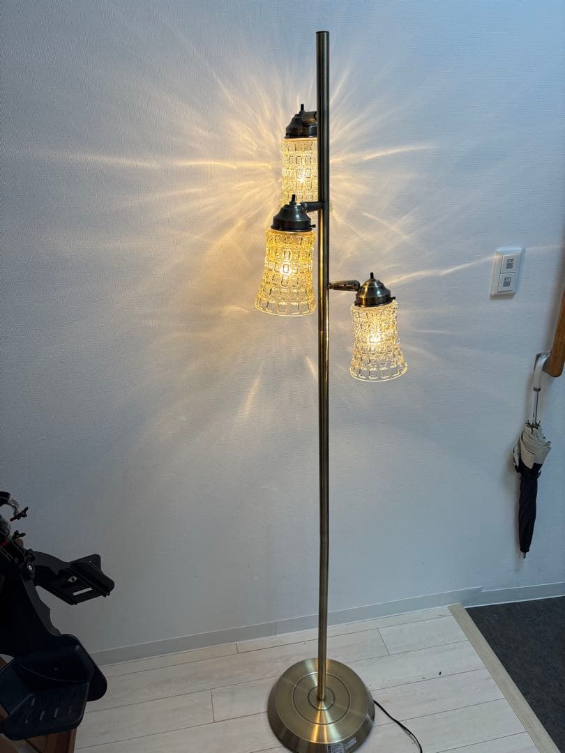 アートワークスタジオ フロアスタンド ガラス スタンドライト レトロ アメリカン