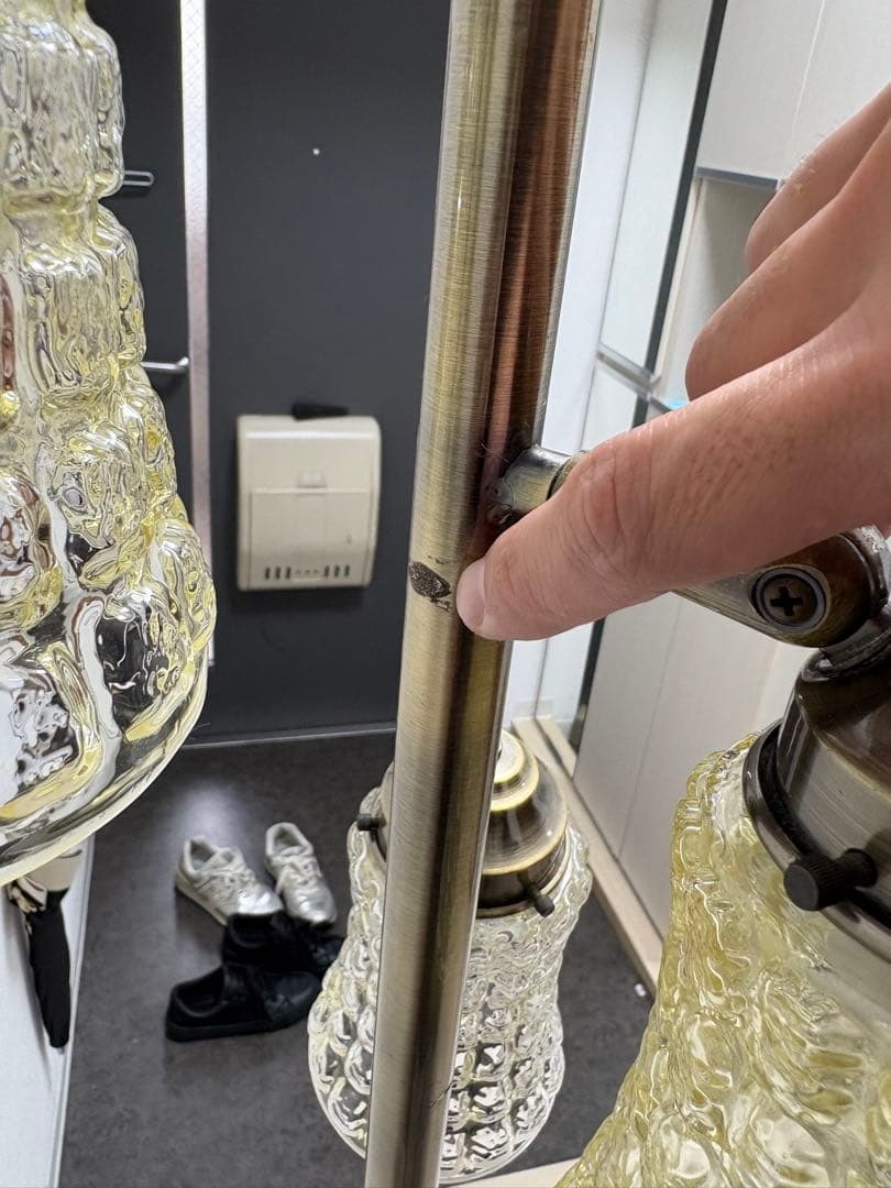 アートワークスタジオ フロアスタンド ガラス スタンドライト レトロ アメリカン