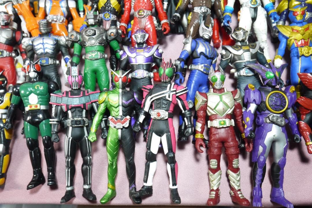 ライダーヒーローシリーズ　ビッグサイズソフビ　など　119体