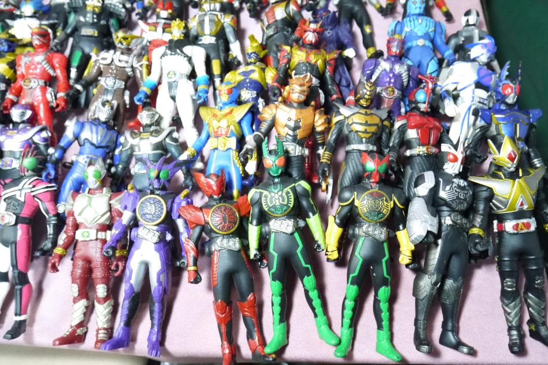 ライダーヒーローシリーズ　ビッグサイズソフビ　など　119体