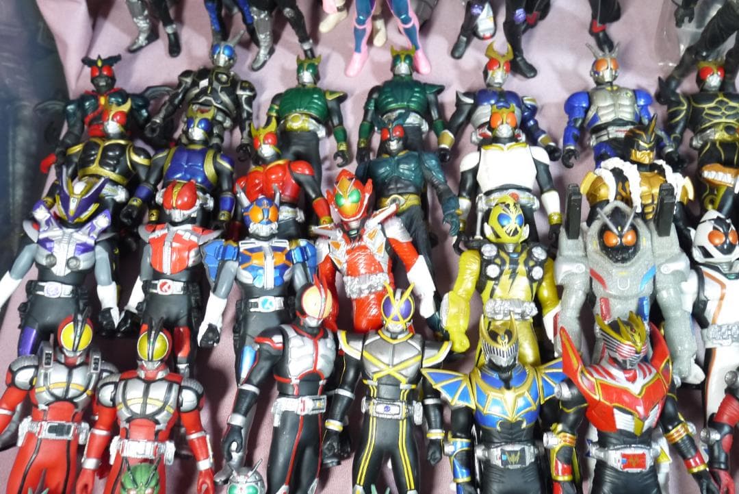 ライダーヒーローシリーズ　ビッグサイズソフビ　など　119体