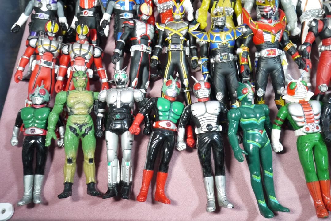 ライダーヒーローシリーズ　ビッグサイズソフビ　など　119体