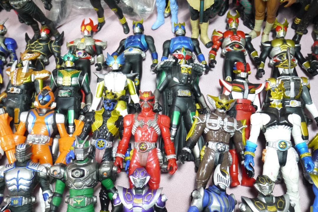 ライダーヒーローシリーズ　ビッグサイズソフビ　など　119体