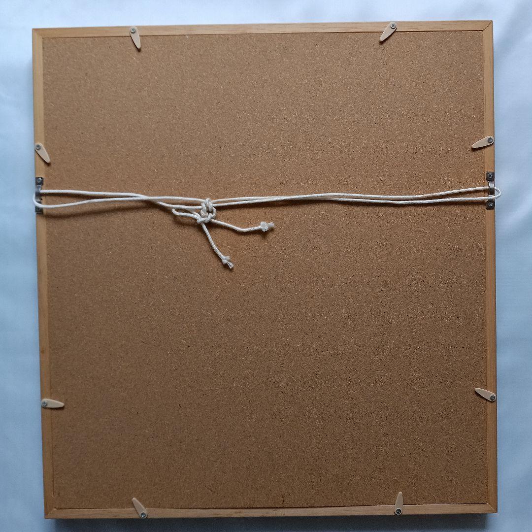 岡田祥子作　アクリル絵画　「楽しい雪遊び」