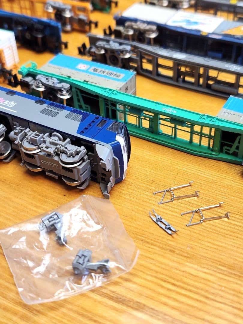 フ*ン様 TOMIX EF210 100形 コンテナ コキ 貨物11両 ジャンク