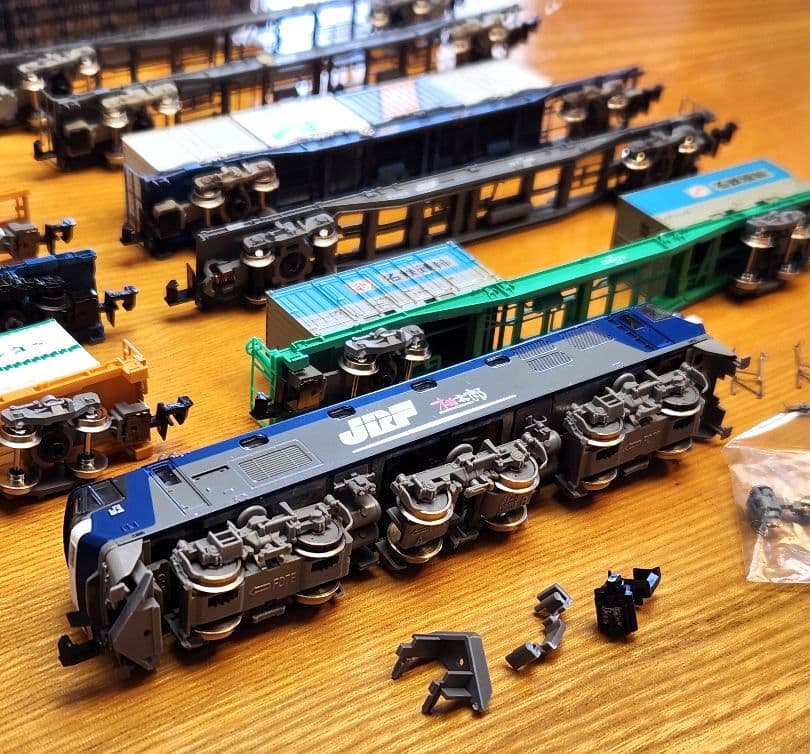 フ*ン様 TOMIX EF210 100形 コンテナ コキ 貨物11両 ジャンク