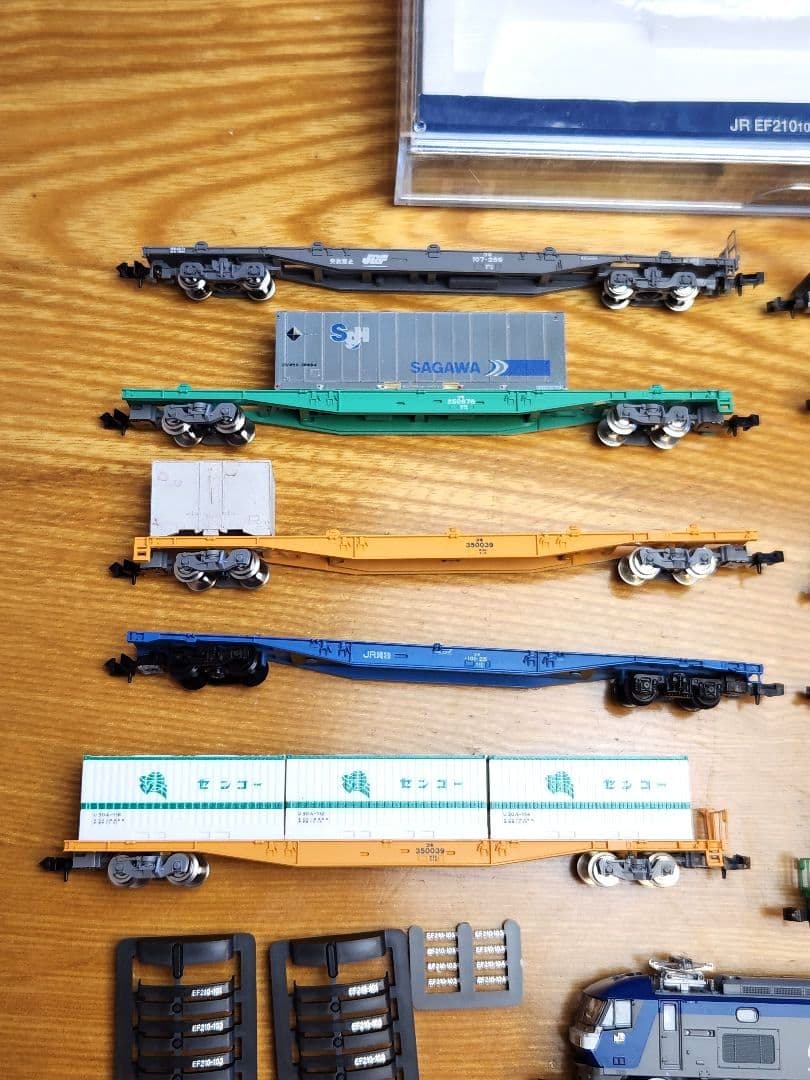フ*ン様 TOMIX EF210 100形 コンテナ コキ 貨物11両 ジャンク