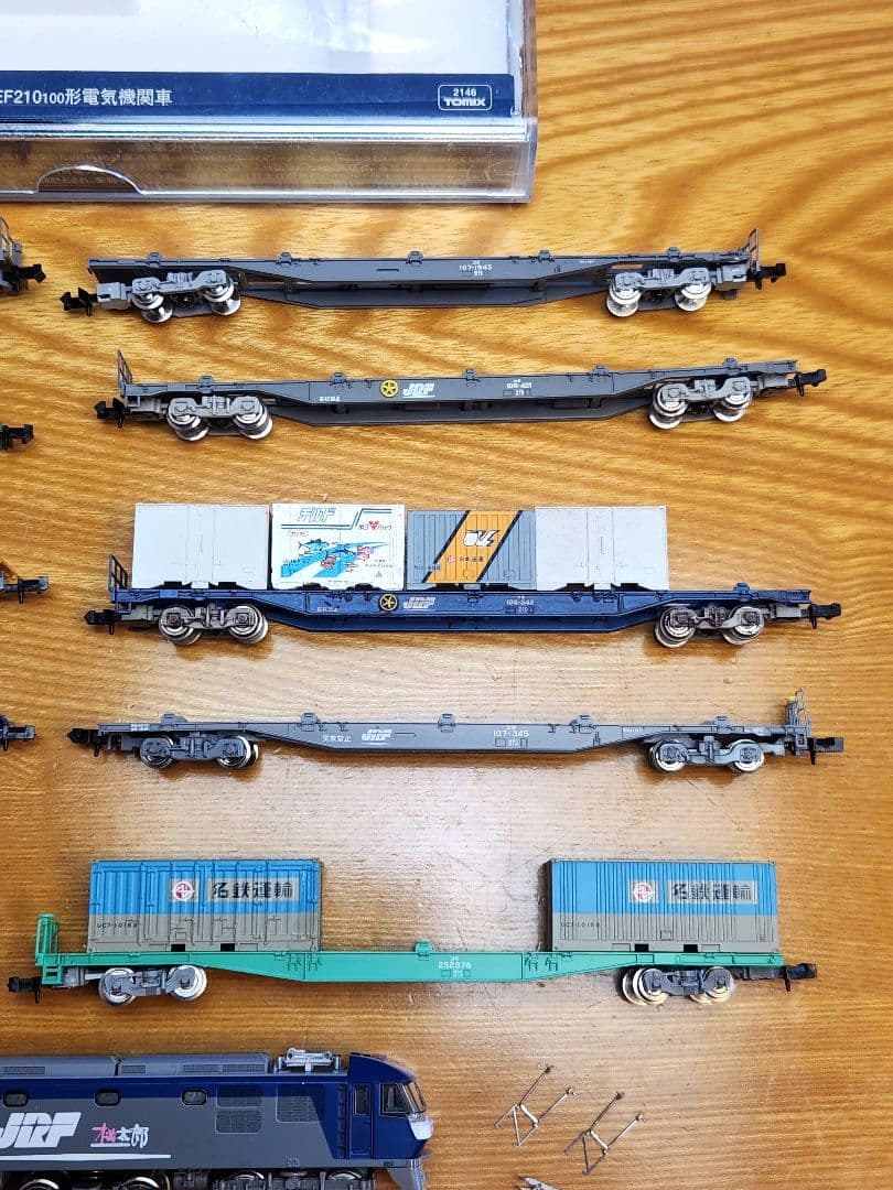 フ*ン様 TOMIX EF210 100形 コンテナ コキ 貨物11両 ジャンク