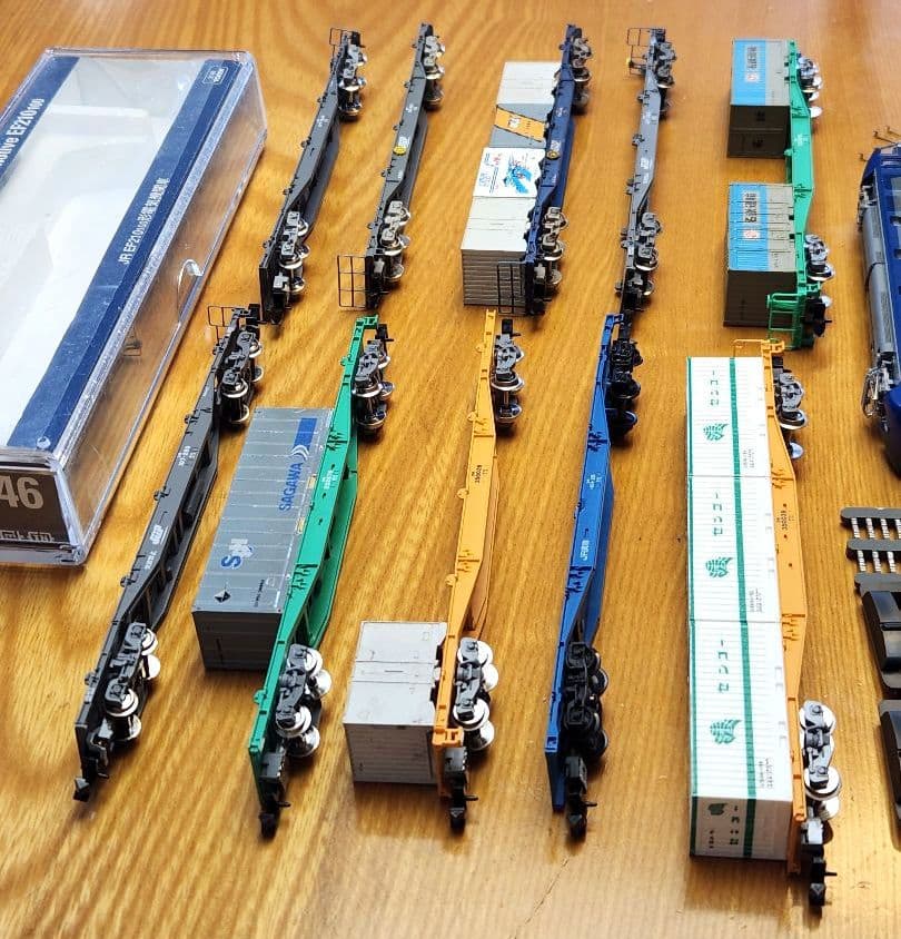 フ*ン様 TOMIX EF210 100形 コンテナ コキ 貨物11両 ジャンク