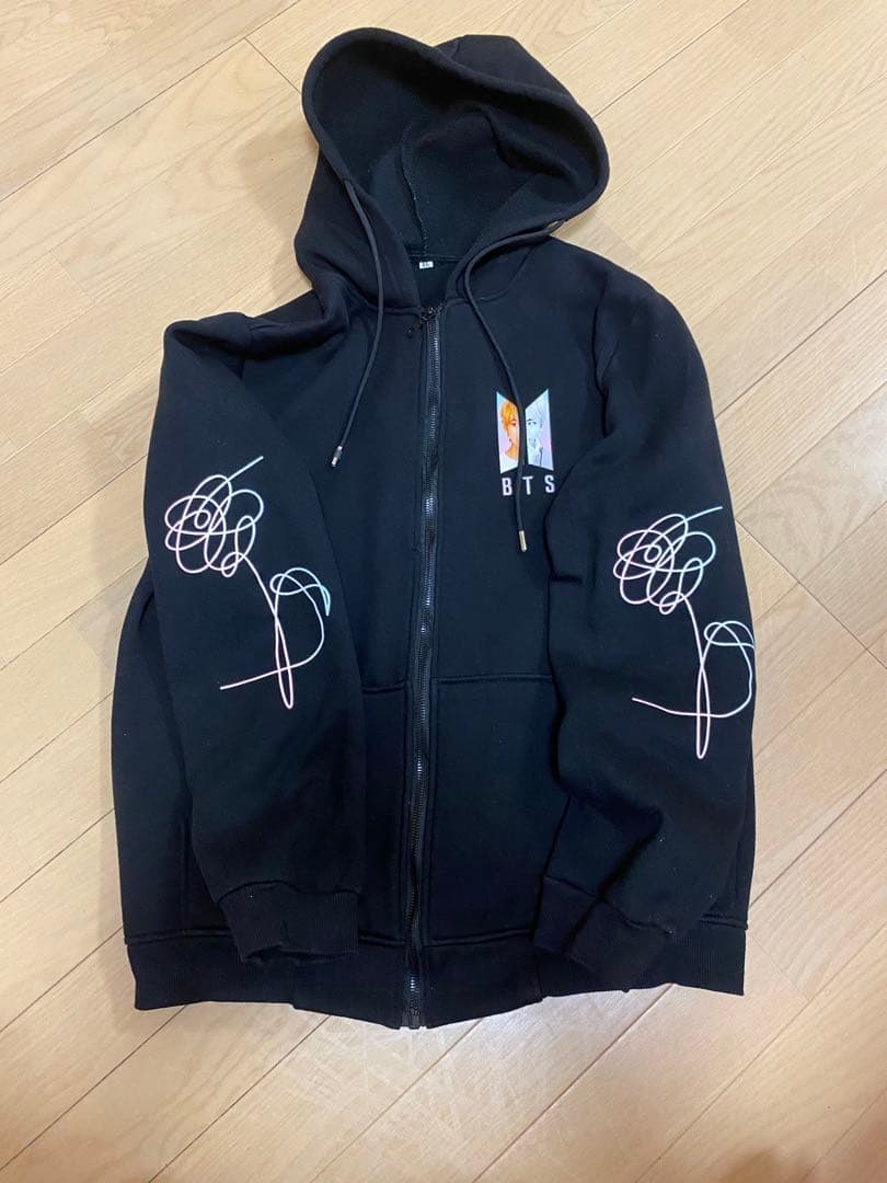 BTS フーディ XLサイズ 黒