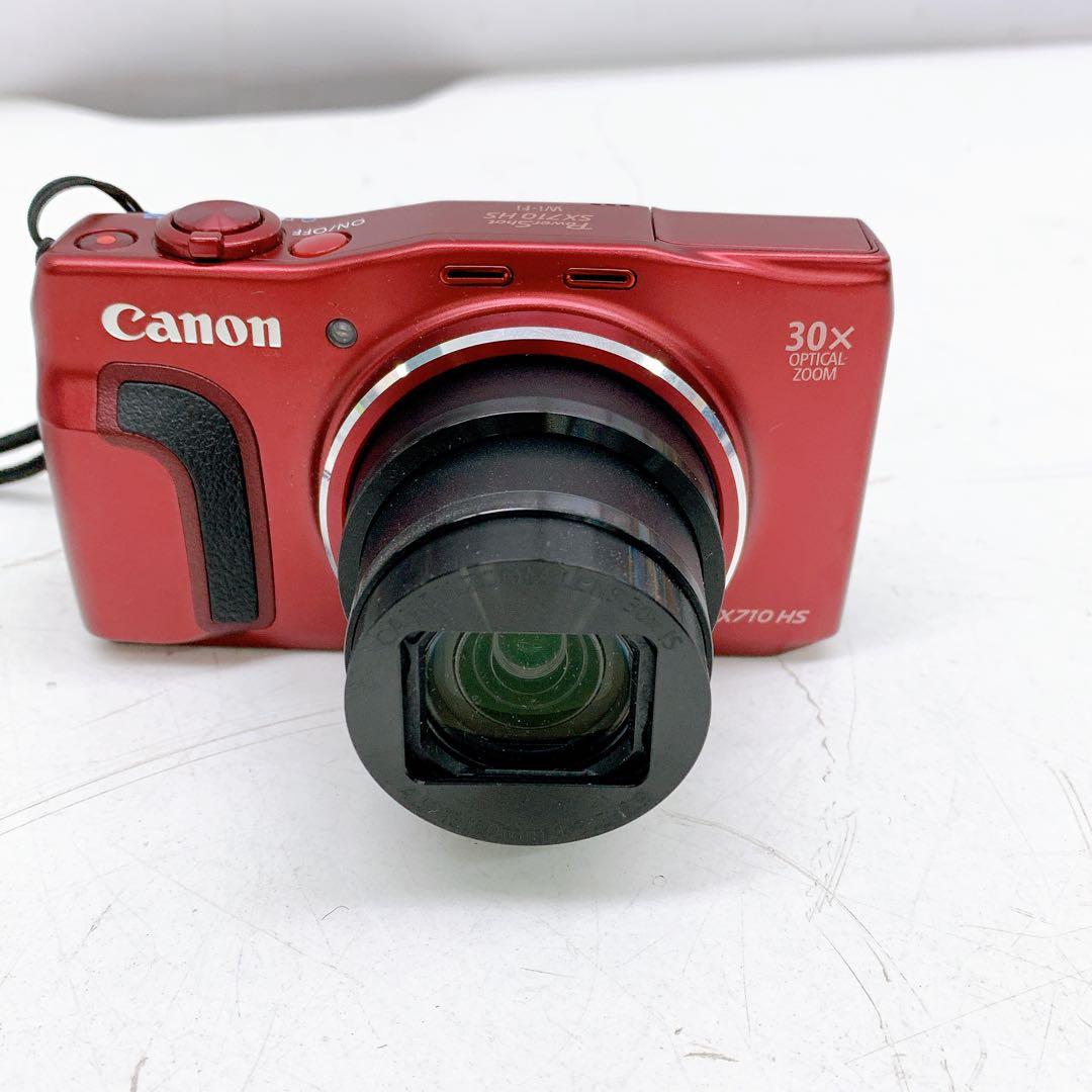 2ABM010 Canon PowerShot SX710HS レッド 動作品
