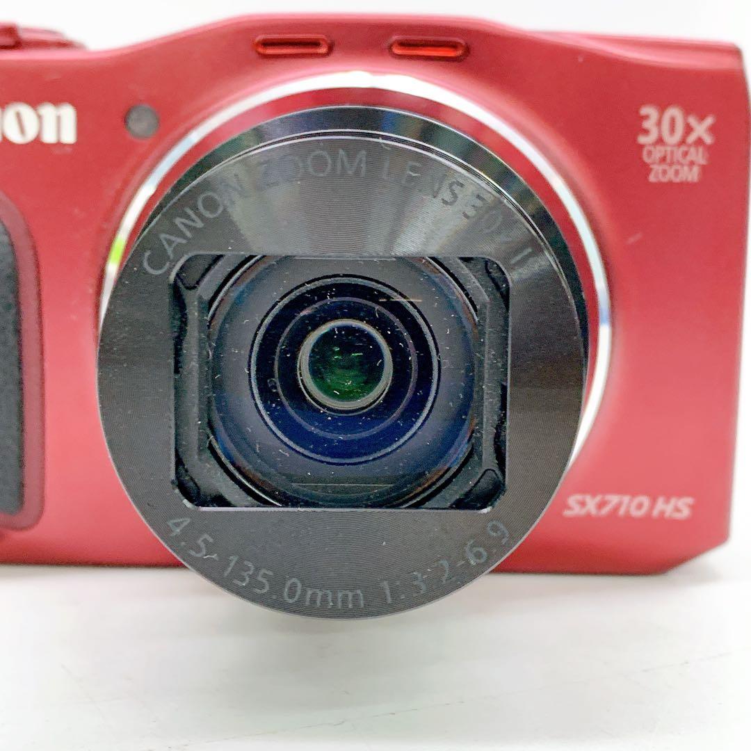2ABM010 Canon PowerShot SX710HS レッド 動作品