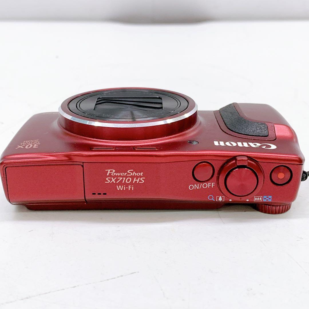 2ABM010 Canon PowerShot SX710HS レッド 動作品
