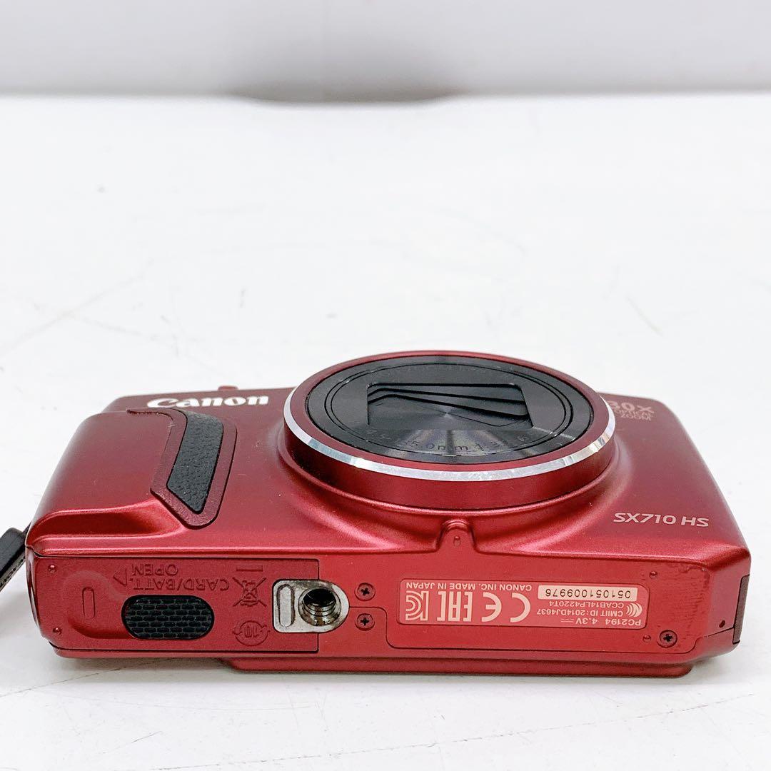 2ABM010 Canon PowerShot SX710HS レッド 動作品