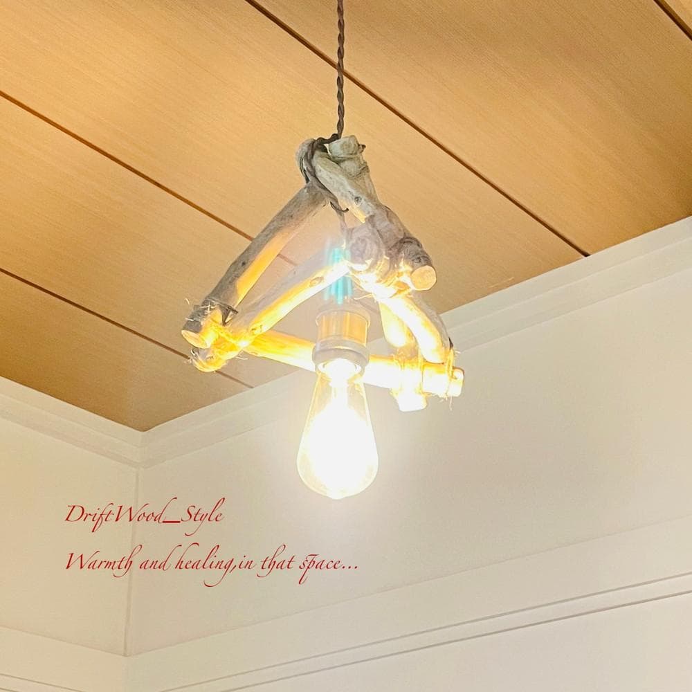 流木インテリア 流木シェード ペンダントライト 照明 LED 間接照明 N57