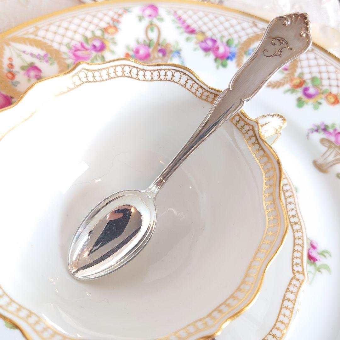 ノルウェー製　純銀　ティースプーン　2本組