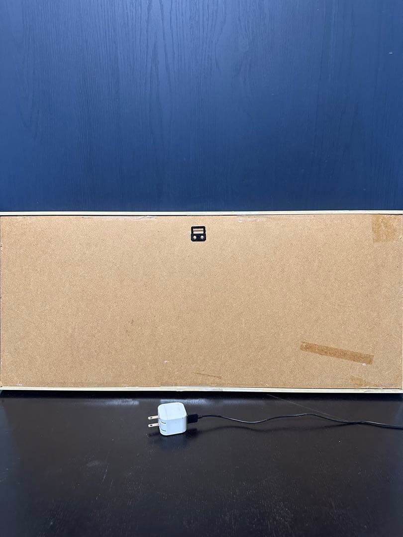 ステンドグラス風アート フクロウと鳥　電飾LED インテリア　ア-ト 額縁