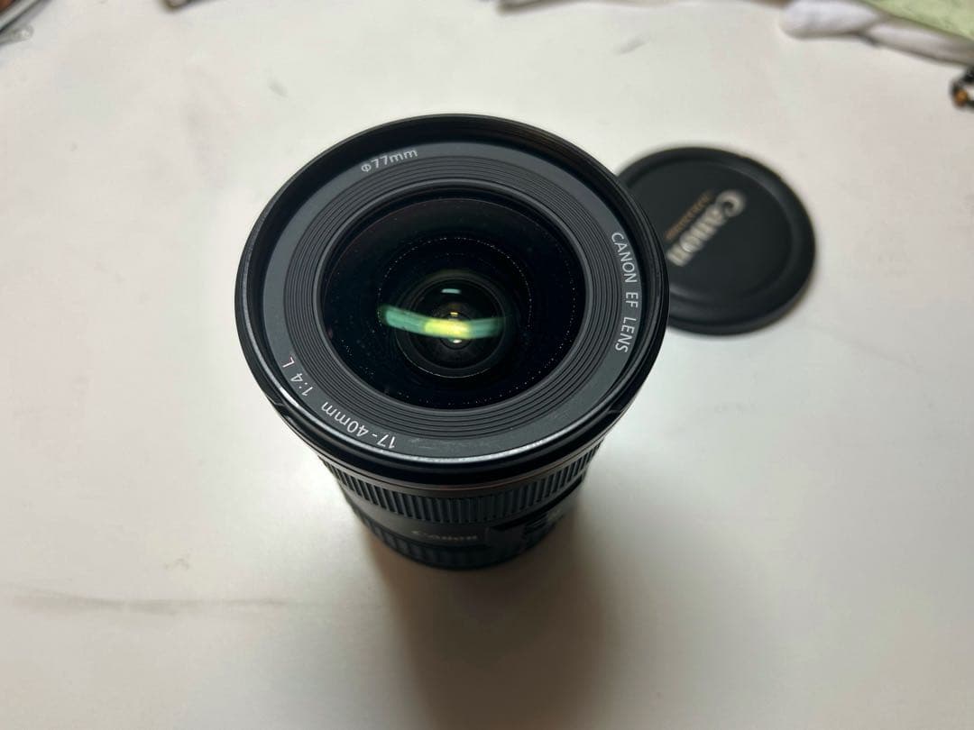 Canon EF17-40mm F4L STM 元箱、説明書付属