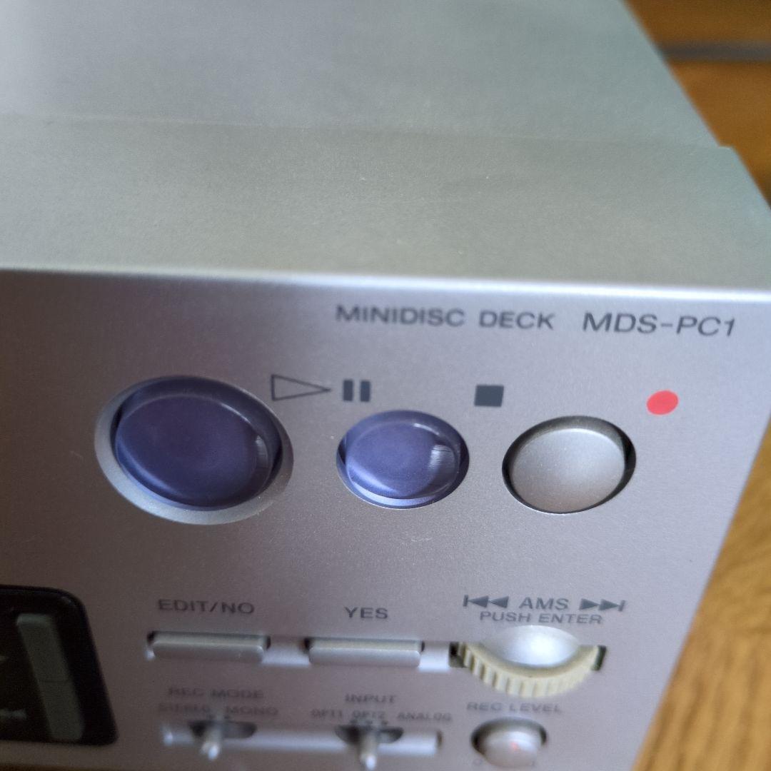 SONY ソニーミニディスクデッキ MDS-PC1 シルバー