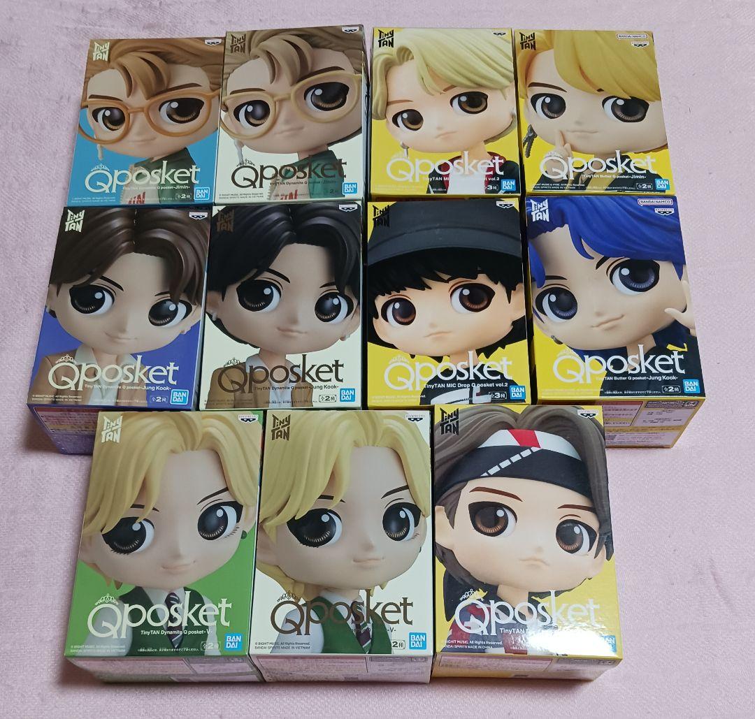 タイニータン フィギュア Qポスケット ジミン テテ ジョングク 17点セット