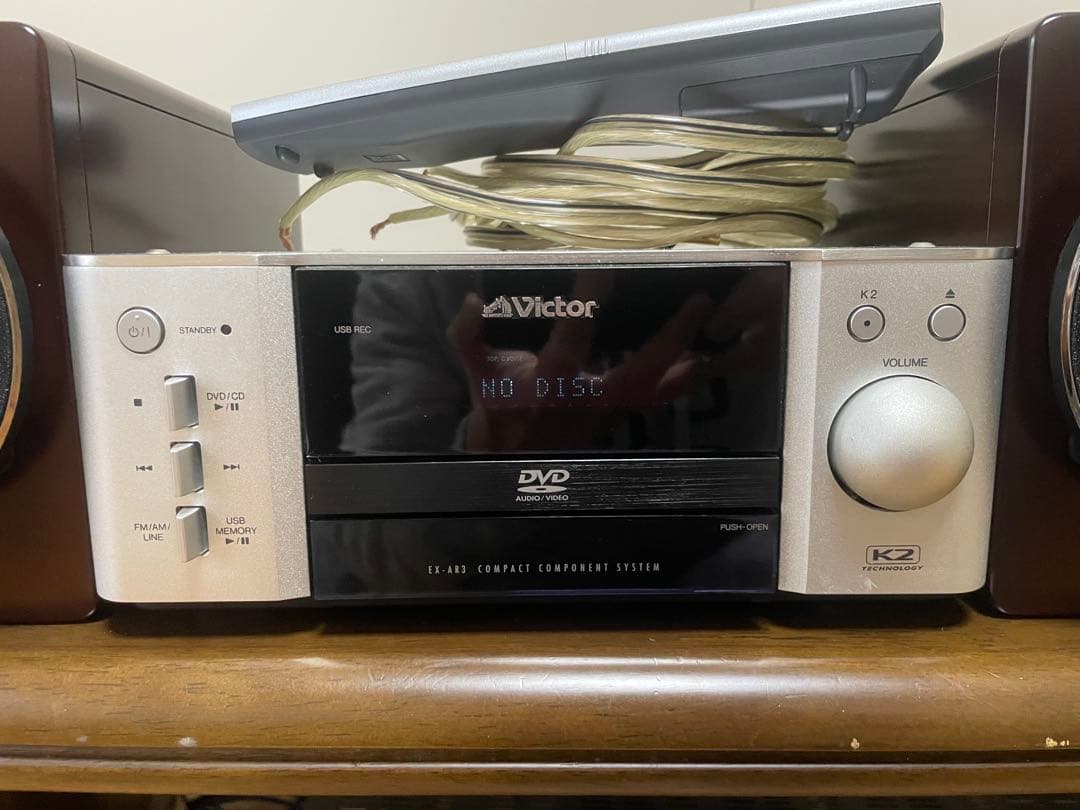 Victor ビクター コンパクトコンポーシステム EX-AR3 ウッドコーン