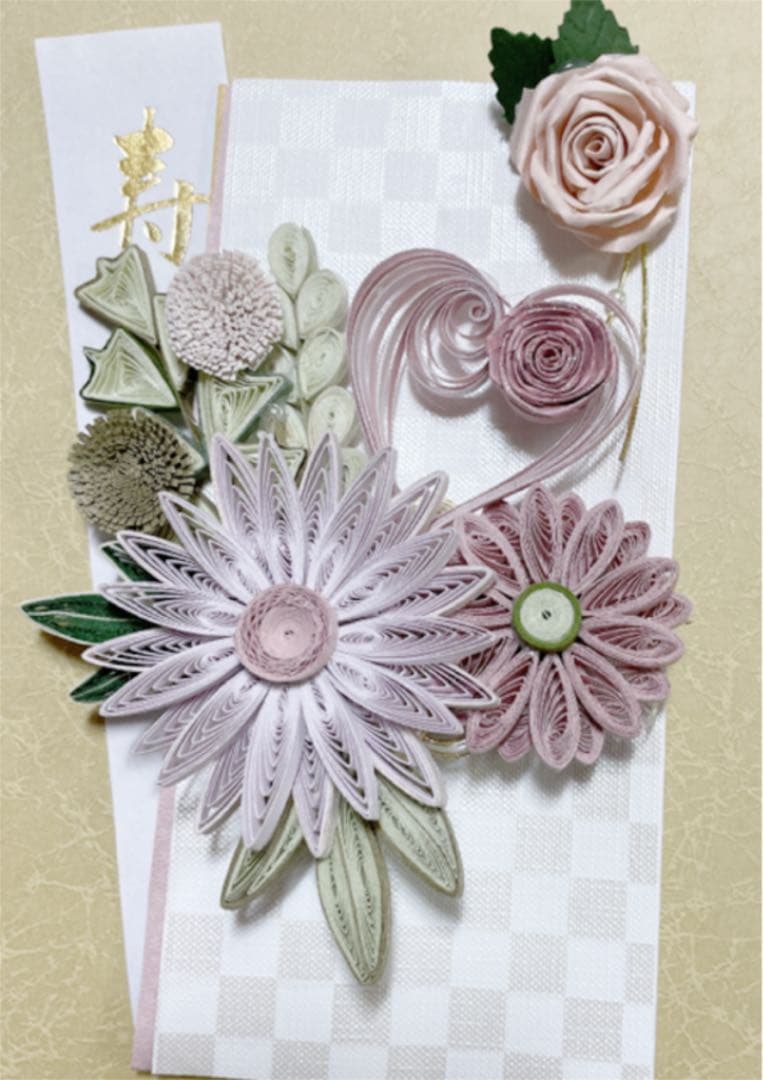 クイリング/ご祝儀袋/ウエディング/お祝い/ハンドメイド