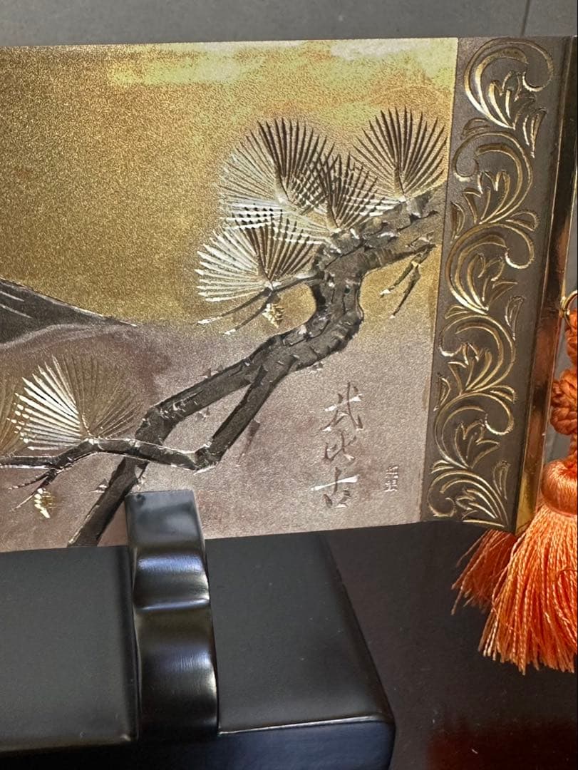 富士山 武比古作　置物　銀製