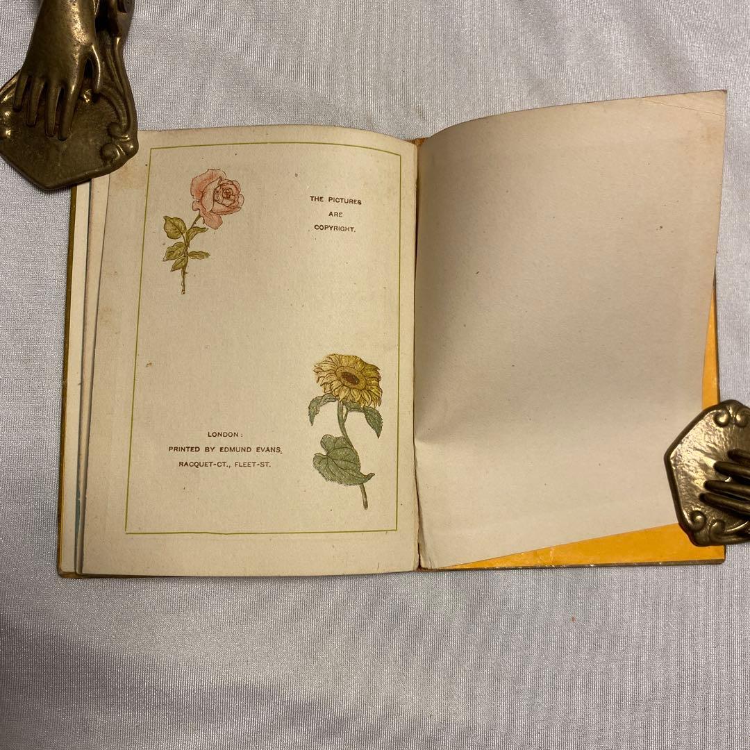 1886年　年鑑カレンダー　ケイト・グリーナウェイ　アンティーク　ヴィンテージ