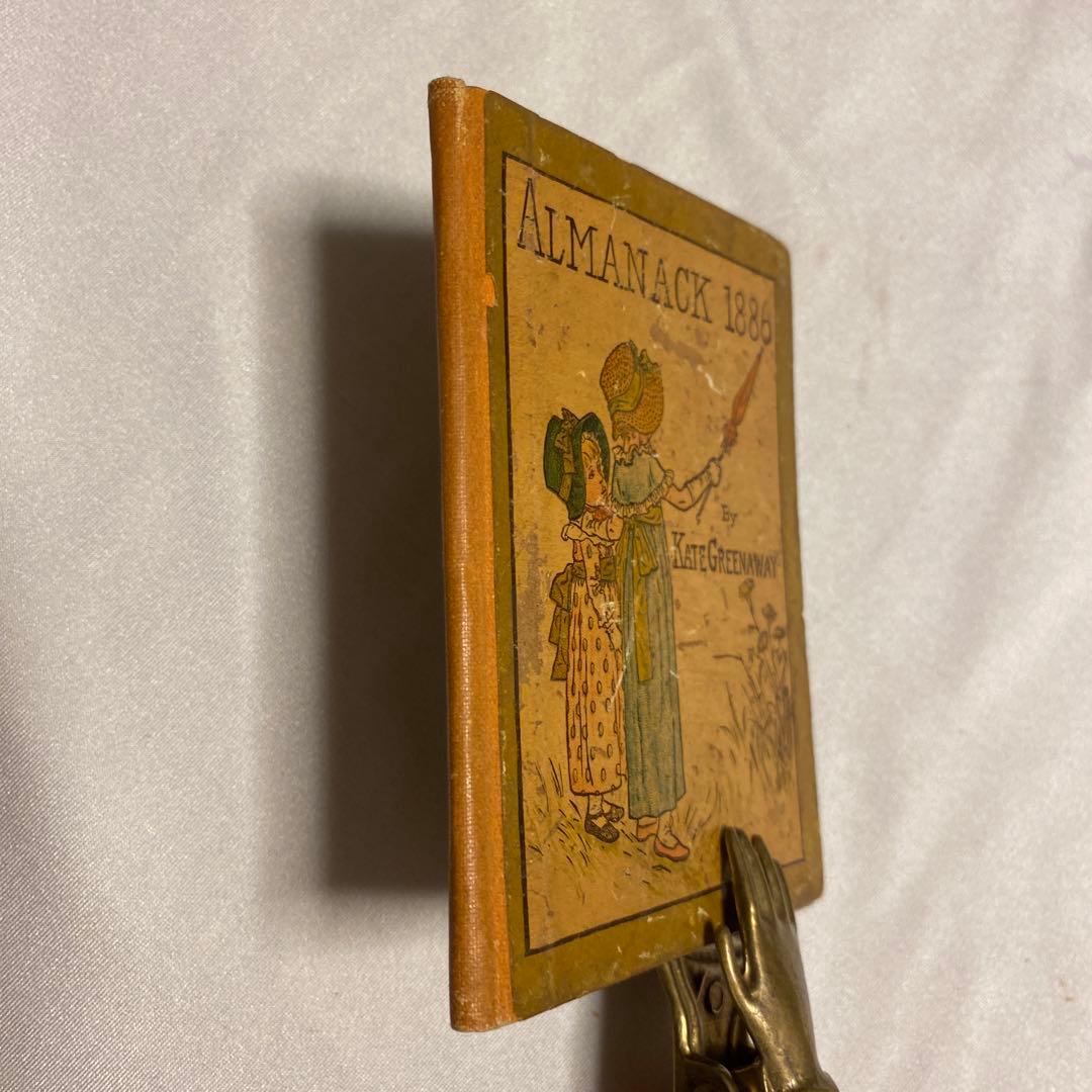 1886年　年鑑カレンダー　ケイト・グリーナウェイ　アンティーク　ヴィンテージ