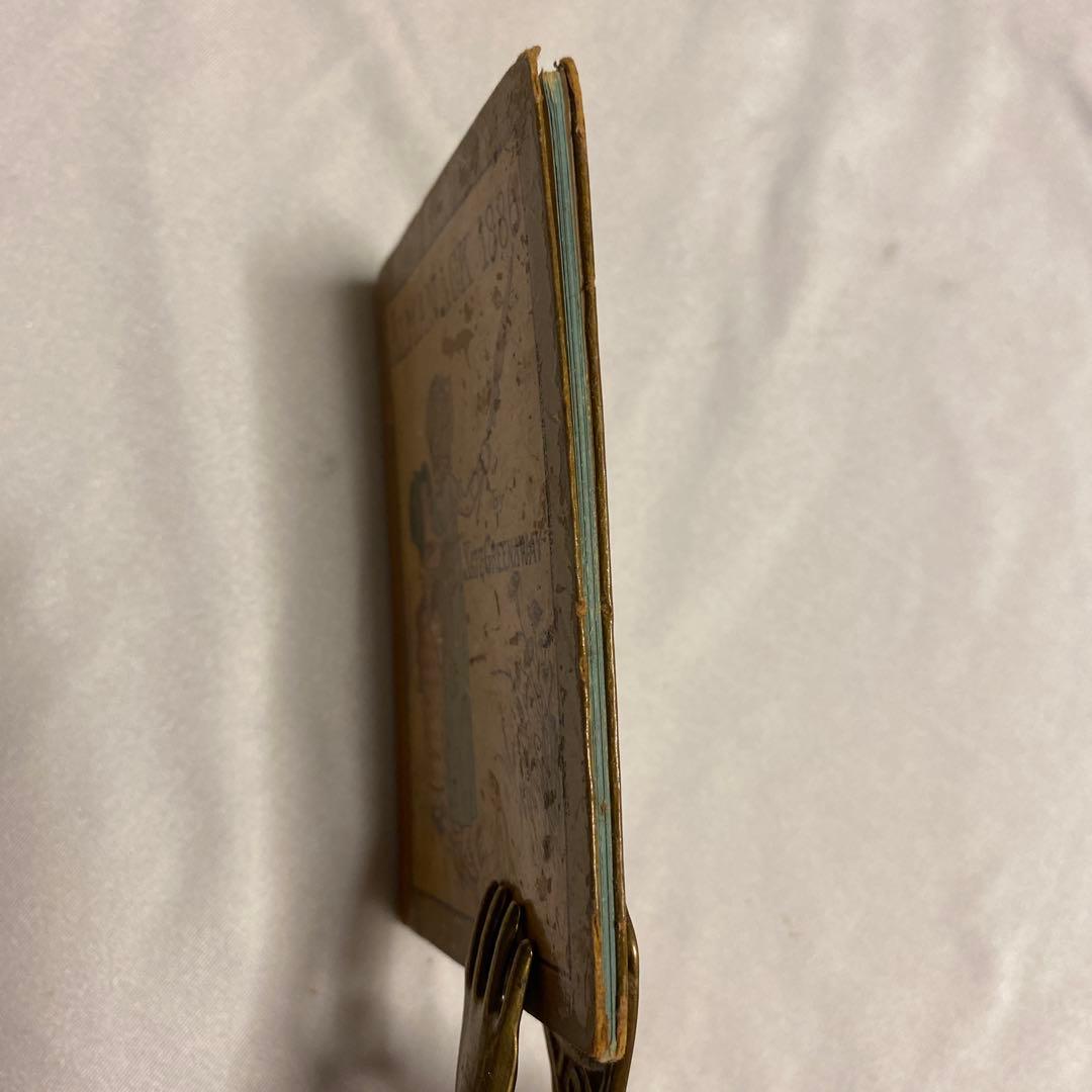 1886年　年鑑カレンダー　ケイト・グリーナウェイ　アンティーク　ヴィンテージ