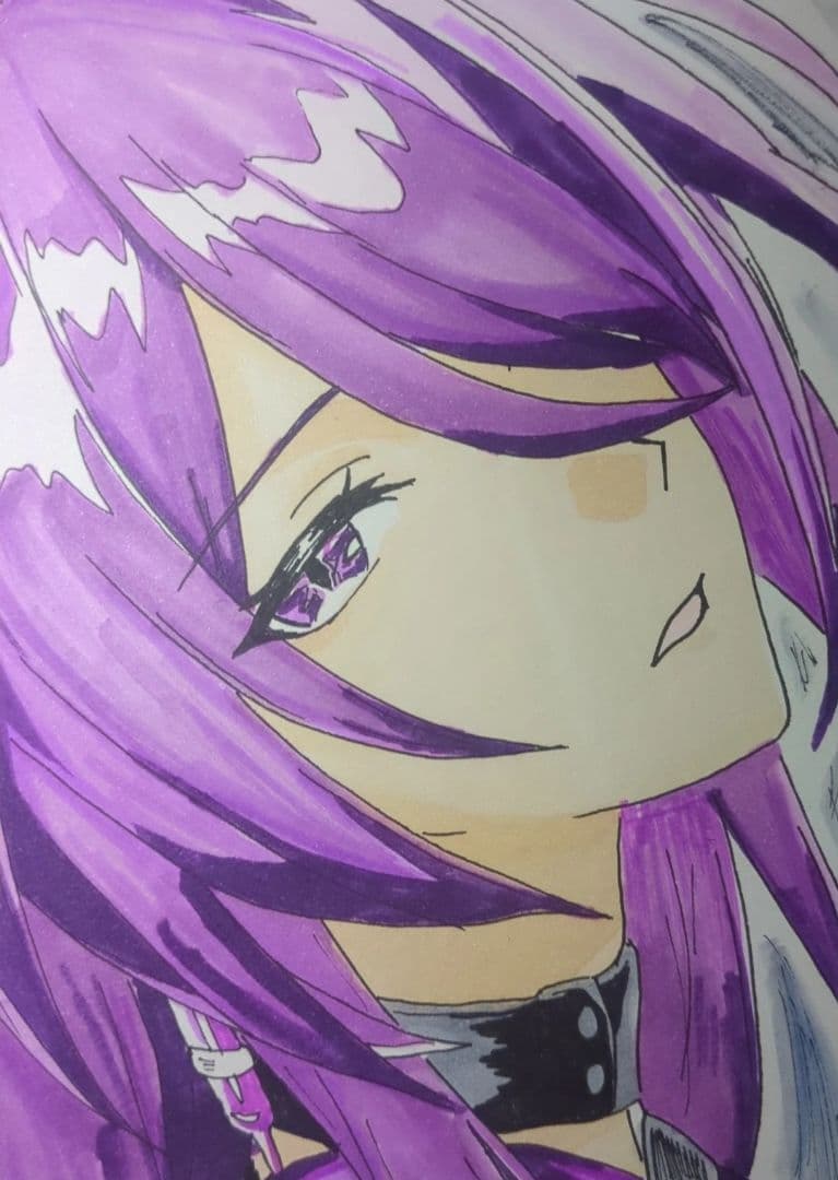 D*1様 崩壊スターレイル 手描きイラスト 色紙 黄泉