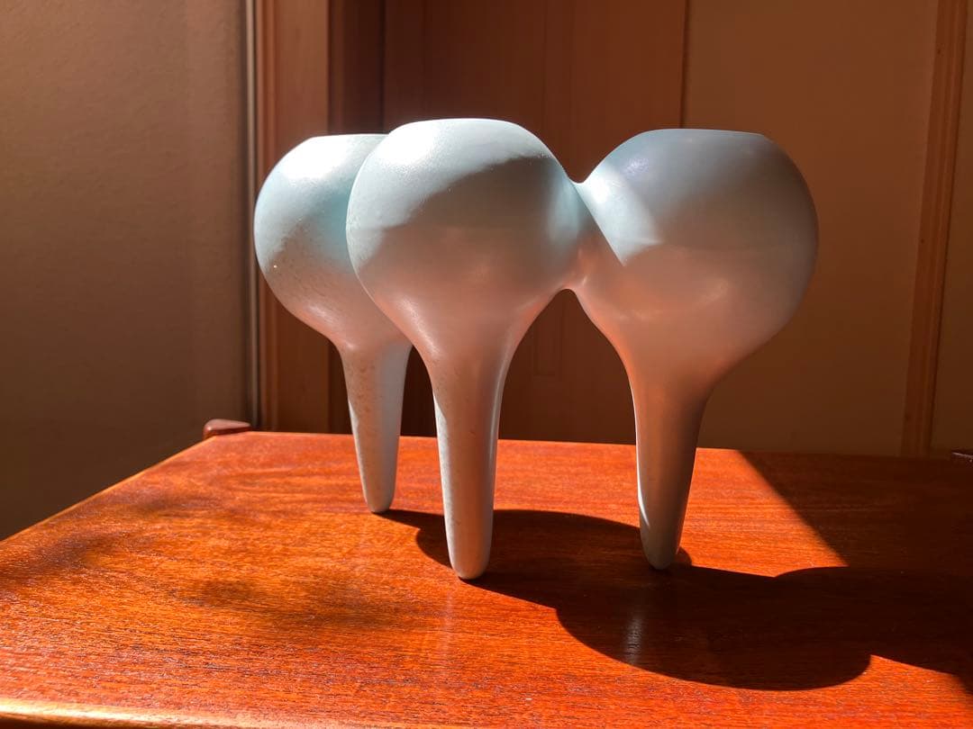 フラワーベース　JAPANビンテージ　モダンアート　陶器　花器　インテリア