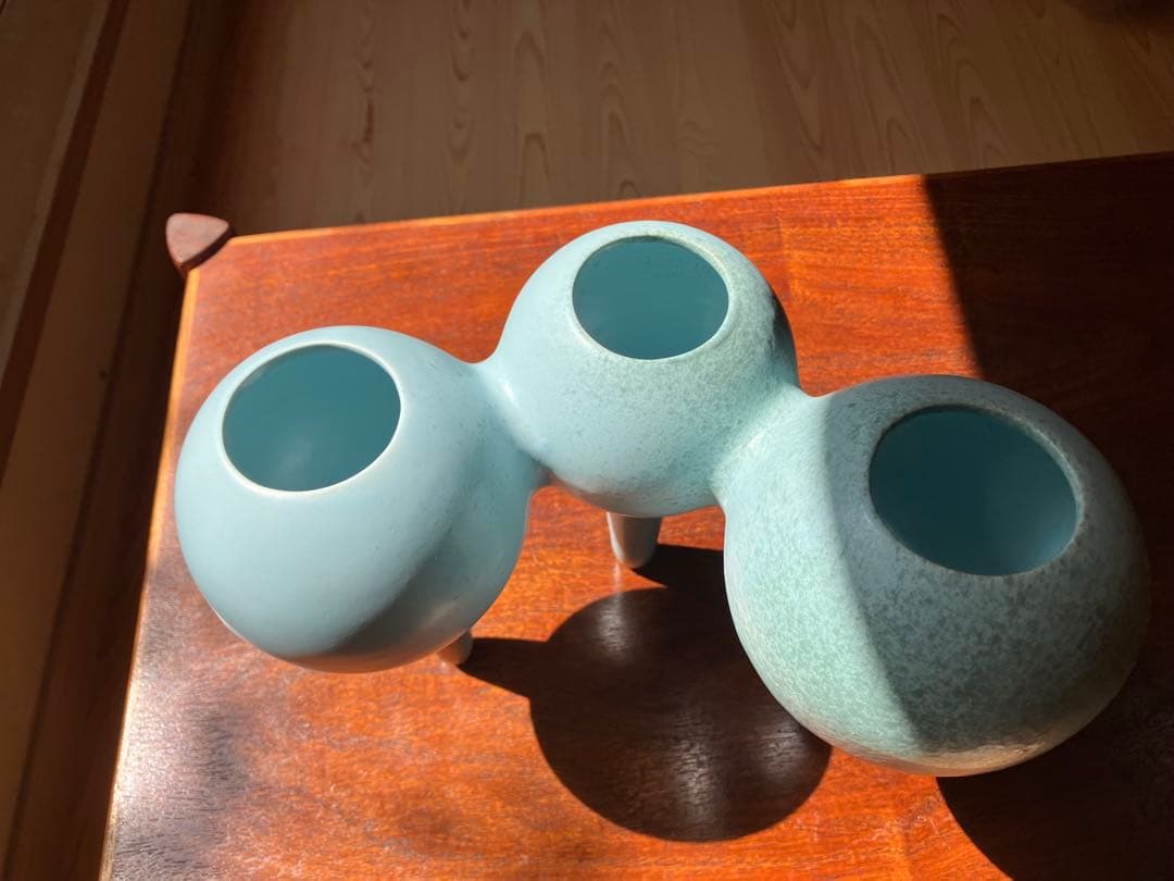 フラワーベース　JAPANビンテージ　モダンアート　陶器　花器　インテリア